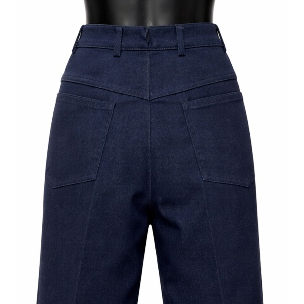 ST JOHN Sport Essentials Womens Pants Jeans Size 8 Blue Denim Cotton Stretch - Picture 9 of 12